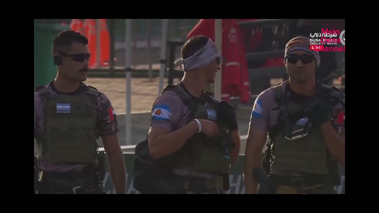 ARGENTINE FORCES PERFORMANCE IN DUBAI POLICE SECURITY | 5:43 OF MINUTES OF INTENSE ACTION 