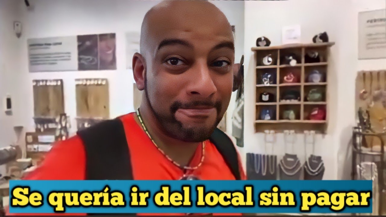 Borja escalona quiso llevarse un collar gratis en una joyería de Valencia