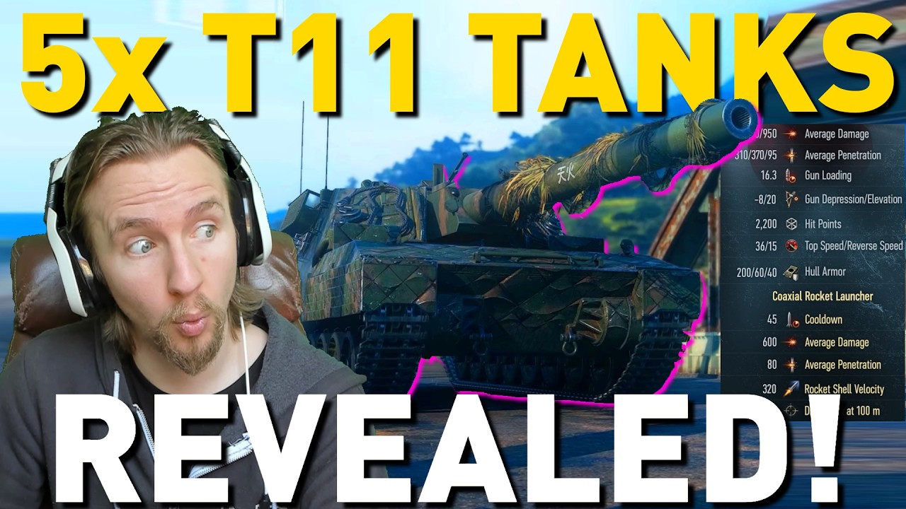 АНОНС НОВЫХ ТАНКОВ 11 УРОВНЯ! WoT 2.4!