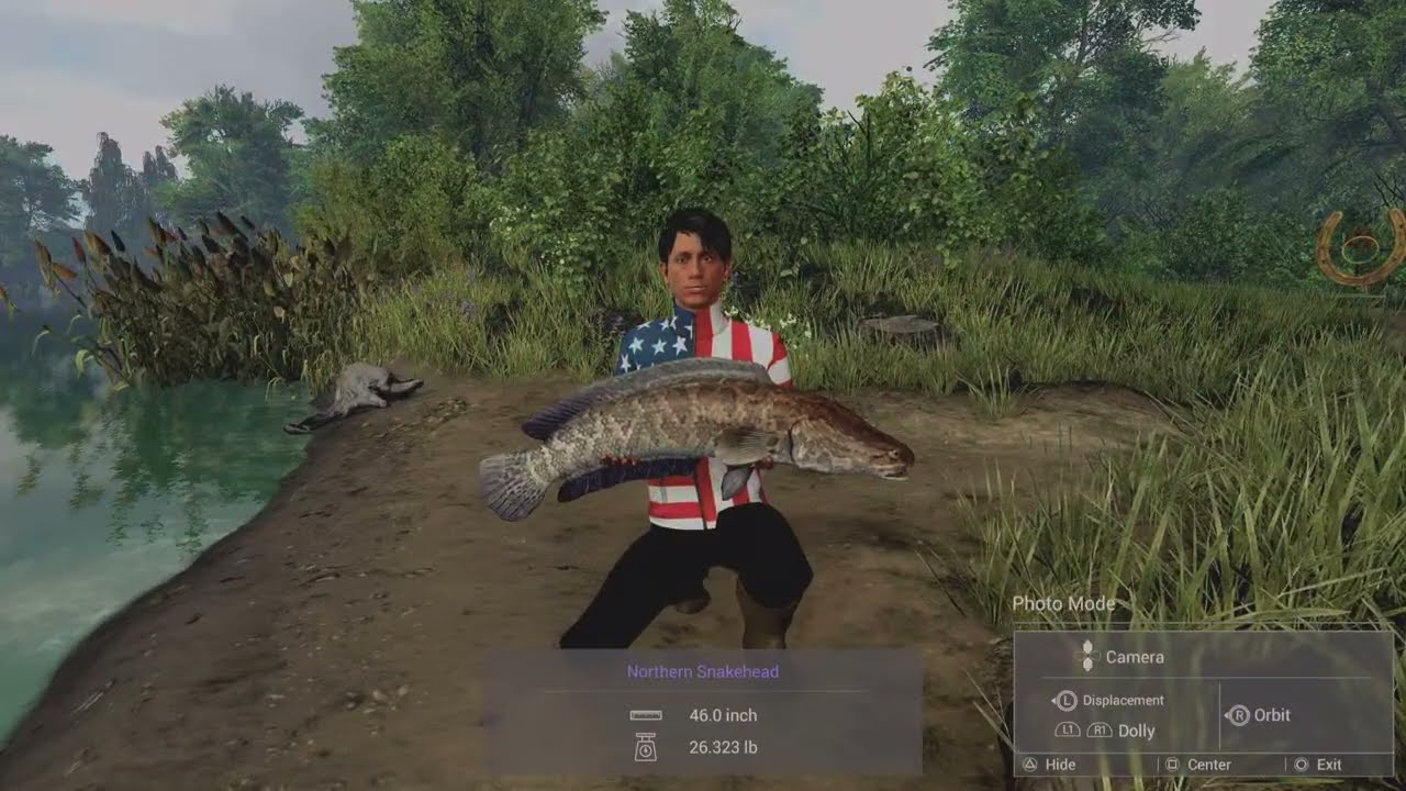 Catching my first northen snake head in fishing planet!!