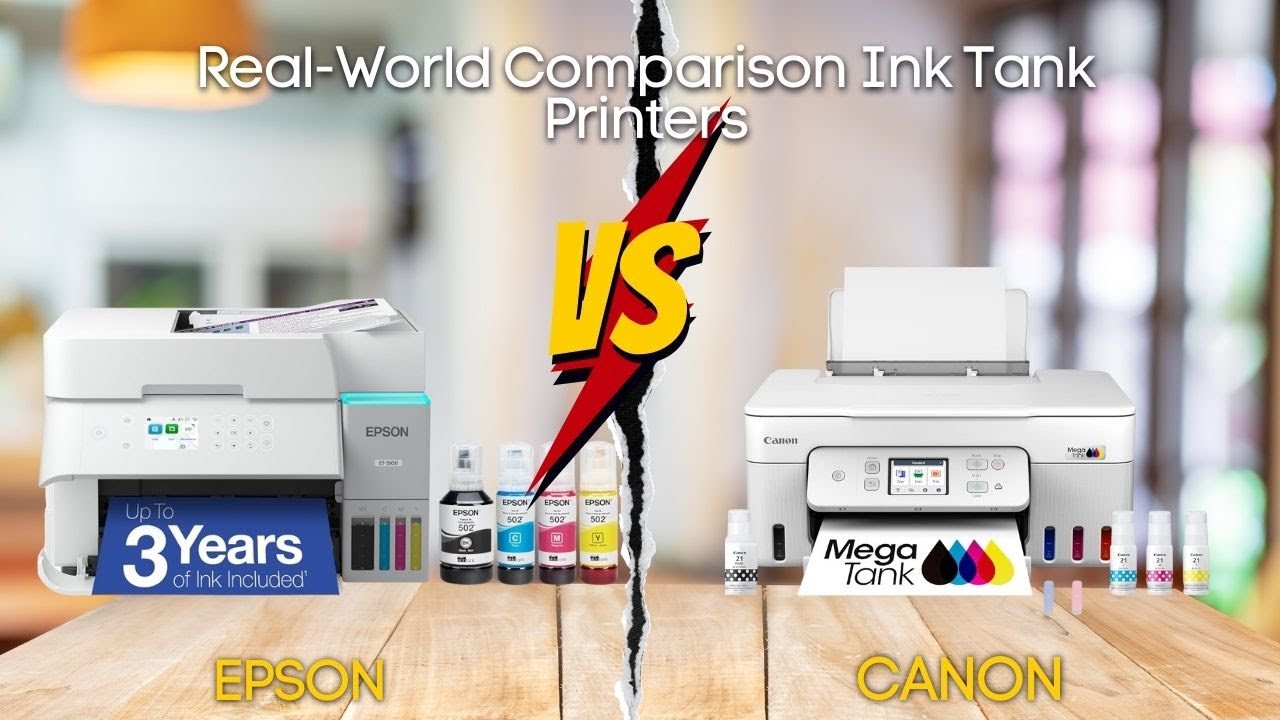 Epson EcoTank ET-3950 vs Canon Megatank G3290:Real-World Comparison Ink Tank Printers
