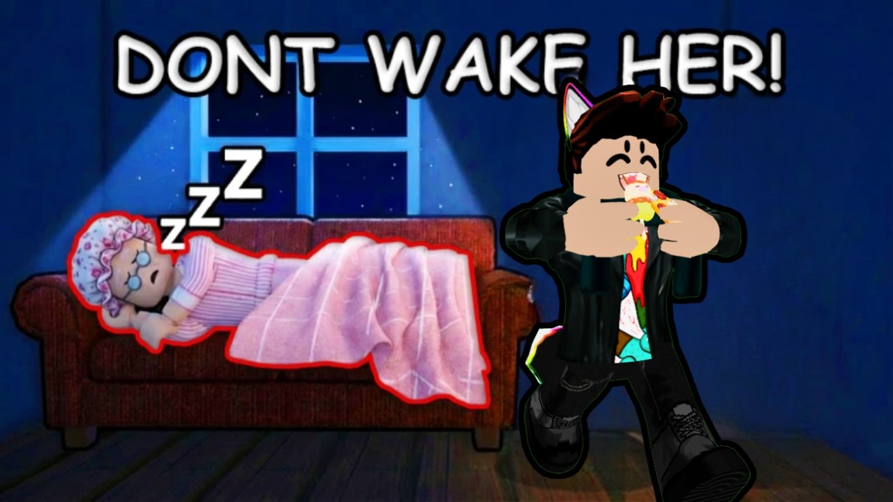 GANGGU NENEK TIDUR = AUTO PINDAH ALAM!! - Roblox Don't Wake Grandma