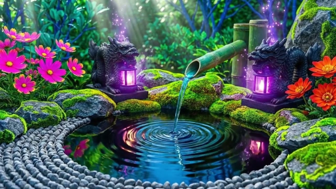 Relaxing Music & Water Sounds for Meditation 🌿 Piano Music with Nature Sounds, Spa, Relax