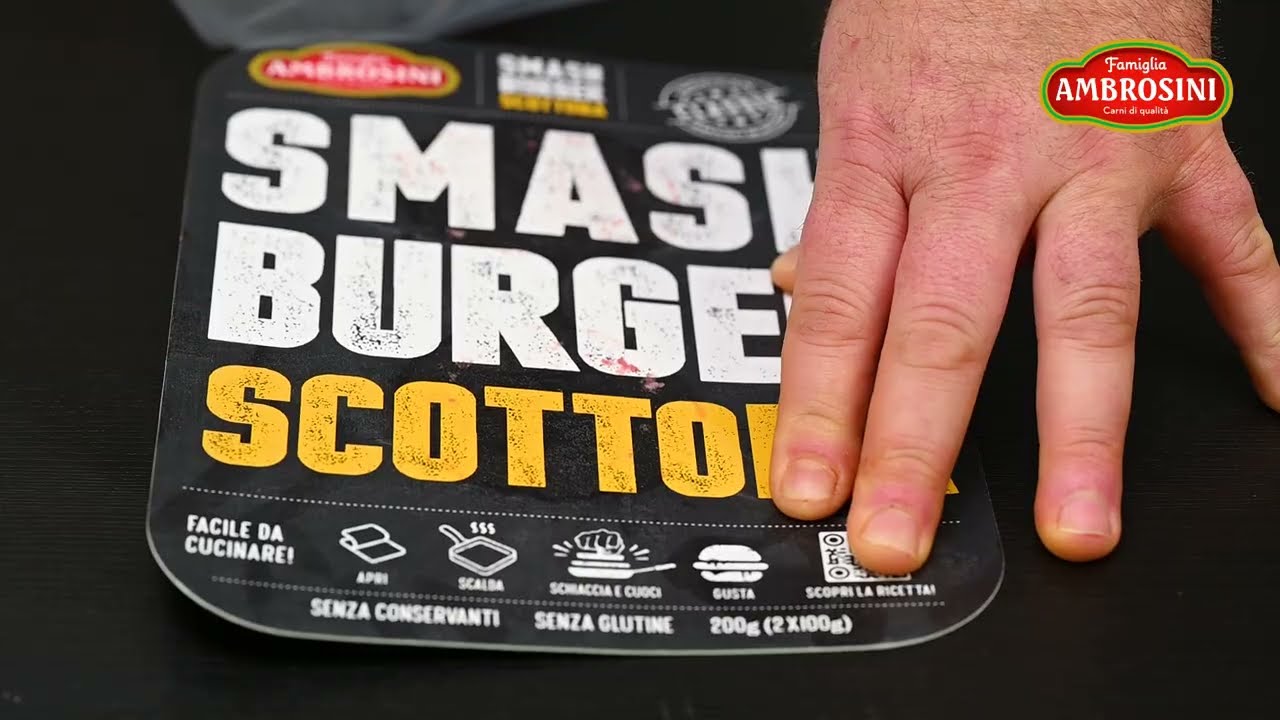 SMASH BURGER di Scottona con bacon croccante e cheddar - In cucina con Chef Ambrosini