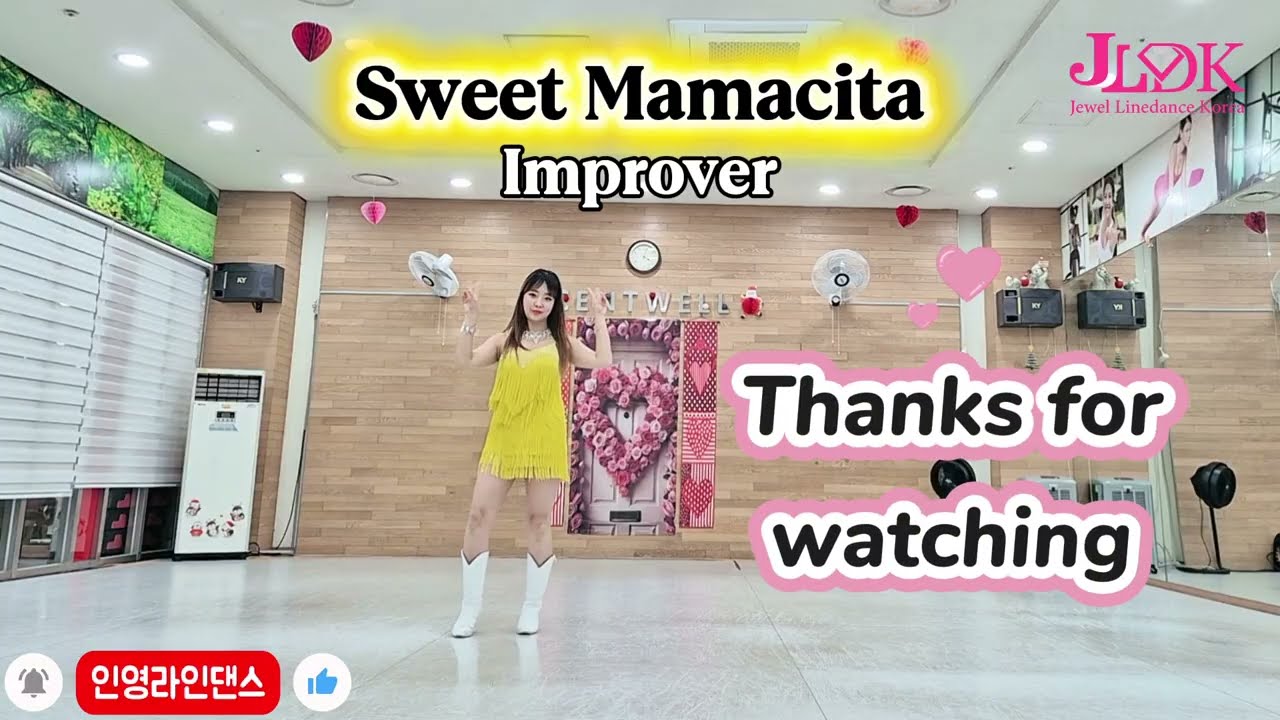 [초중급]#스윗 마마시타 라인댄스 연습용#Sweet Mamacita Linedance#인영라인댄스#쥬얼라인댄스코리아#김기주라인댄스#Improver linedance
