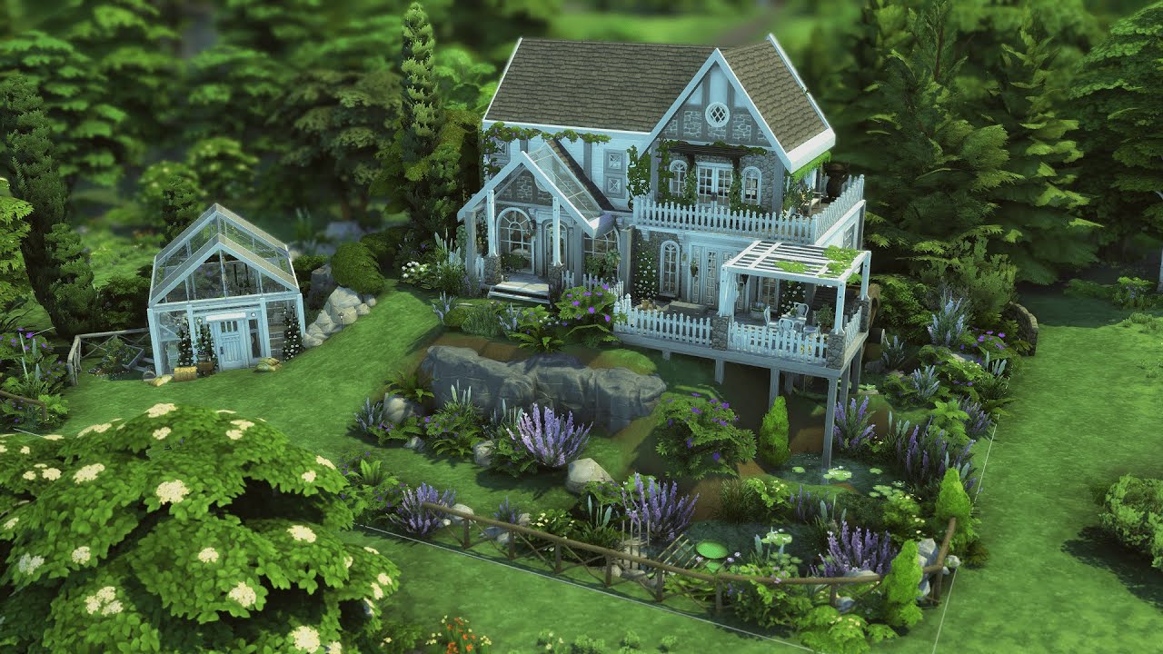 🌸Blooming Daydream🌸 | Cottage House (No CC) | Speed Build Sims 4