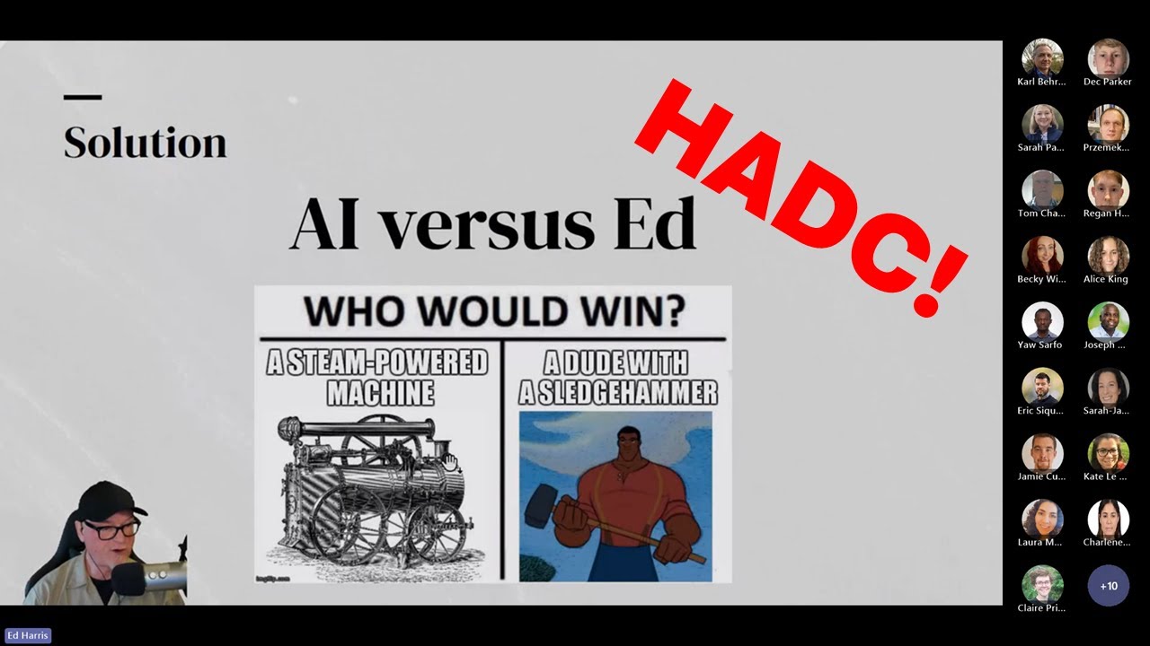 HADC! 2025-10-21 (Meeting #190) Using AI to analyse your data (Ed H)