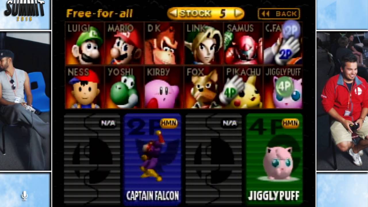 Summit 2016 - Fck Vwls (Falcon) Vs Hot Spank (Jigglypuff, Falcon) - SSB Singles Bracket