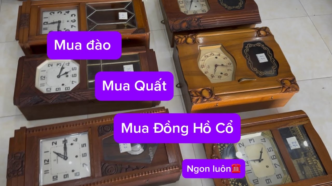 Toàn ODO Máy 10 trình làng , có đào có quất là phải có đồng hồ cổ nữa các bác nhé !