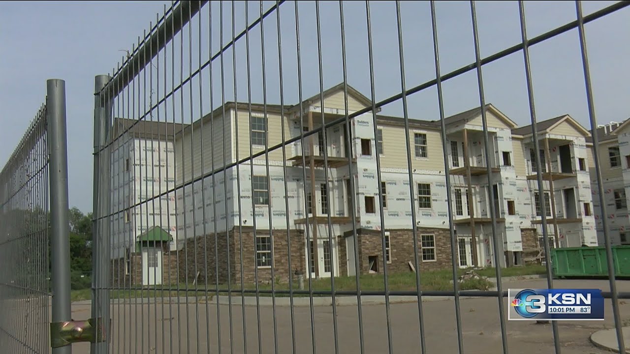 Wichita neighborhood upset by unfinished apartment project