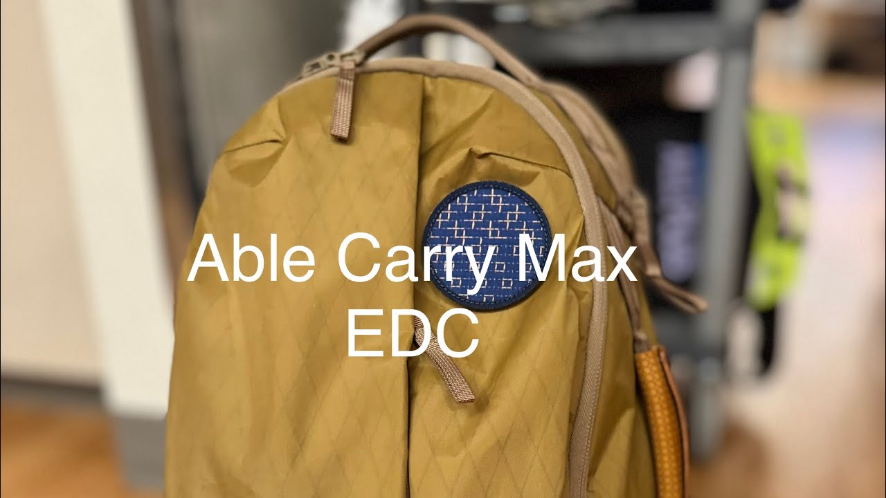 Able Carry Max EDC - My favorite AC bag!