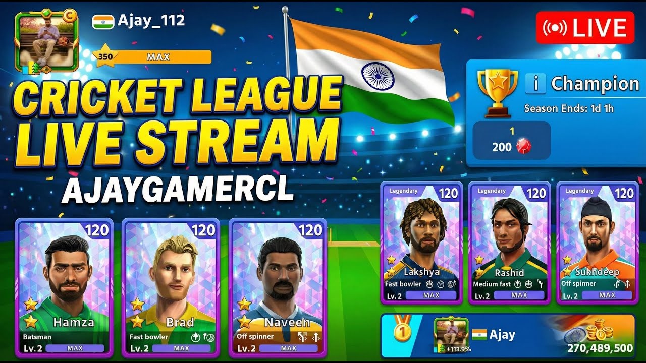 CRICKET LEAGUE LIVE GAMEPLAY | ROAD TO 5K SUBSCRIBERS