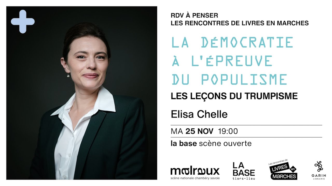 RDV à penser avec Elisa Chelle EN DIRECT de La Base - Chambéry