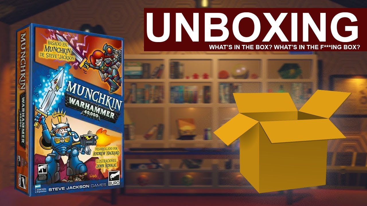 MUNCHKIN: WARHAMMER 40.000 ¿Qué hay en la caja? // Unboxing