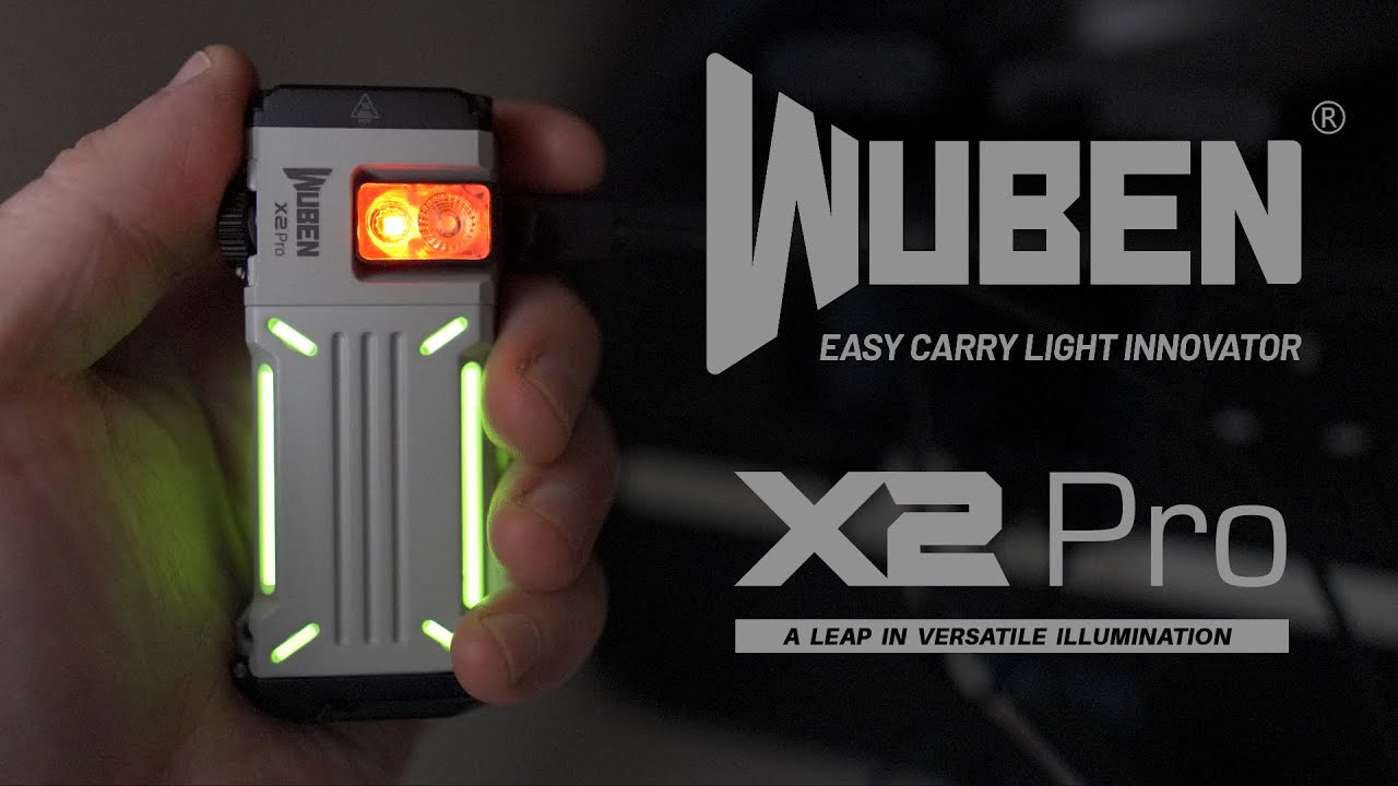 WUBEN X2 Pro [Prototype review] - feature packed EDC flashlight (RGB/Type-C/Magnet/Adjustable beam)