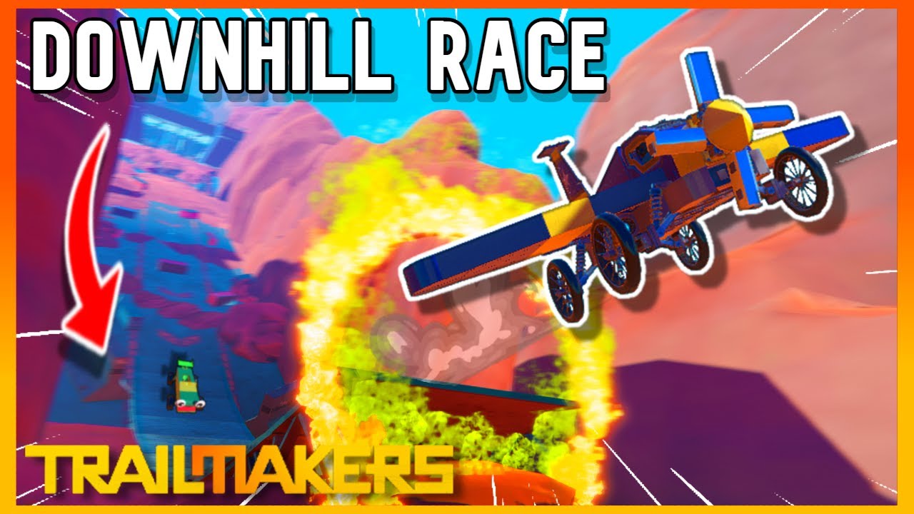 This 'DOWNHILL' Race almost made us RAGE! | Trailmakers Multiplayer