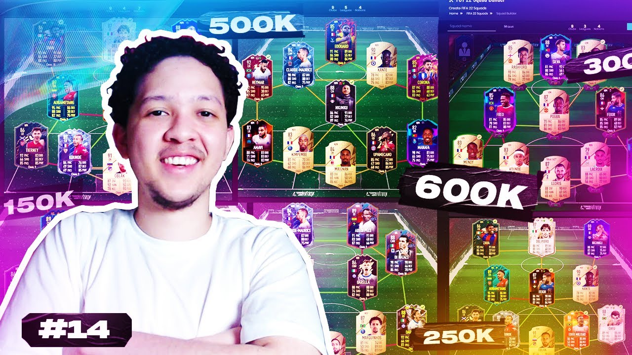 I BUILD YOUR TEAMS! FIFA 22 100K, 200K, 250K, 300K, 500K, 600K, 700K, 800K HYBRID SQUAD BUILDER