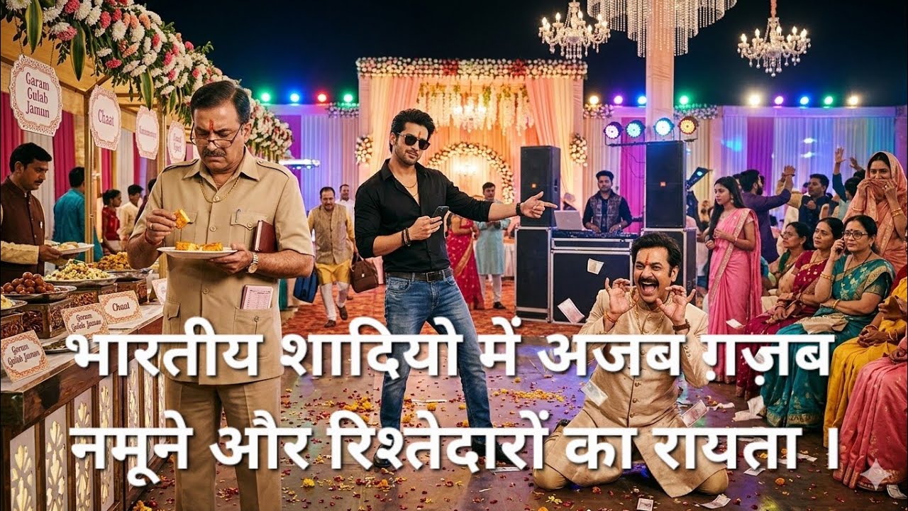 भारतीय शादियो में अजब ग़ज़ब नमूने और रिश्तेदारों का रायता ।