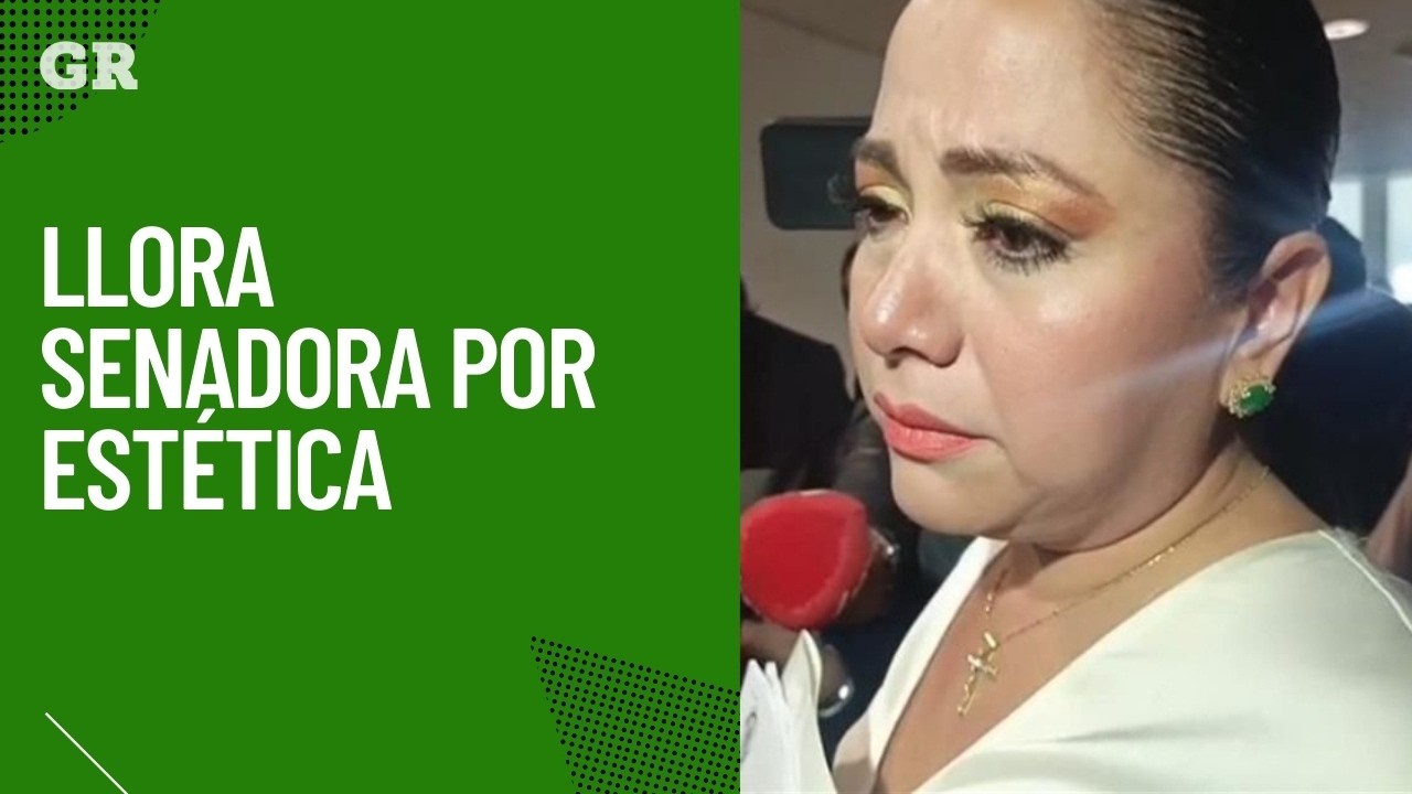 Llora senadora por estética; acusa la dejaron sola