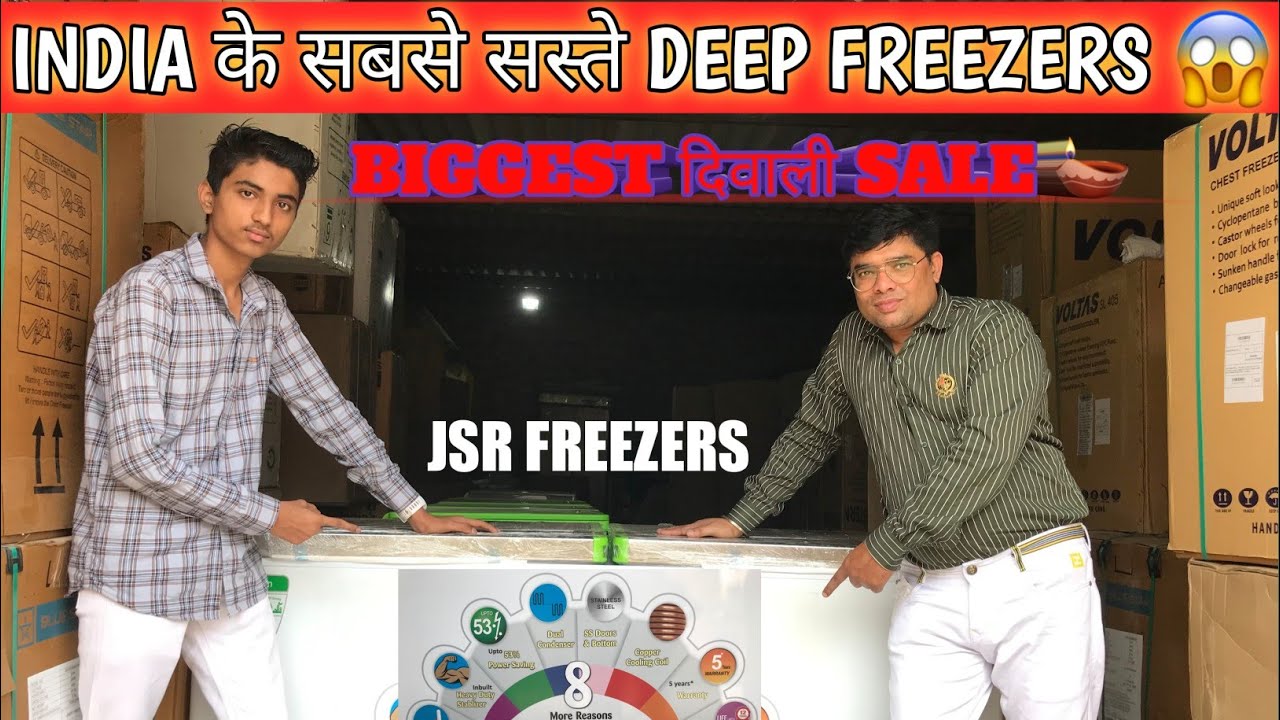Delhi के Sabse सस्ते Deep Freezers Biggest Diwali sale  || *Jsr freezers*