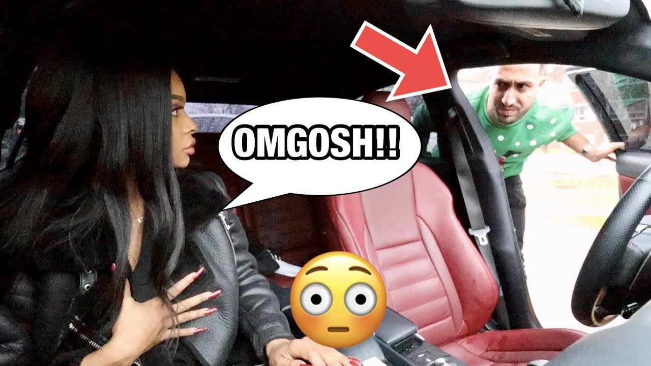 SLAMMING THE DOOR ON MY GIRLFRIEND TO SEE HOW SHE REACTS!!! **HILARIOUS**