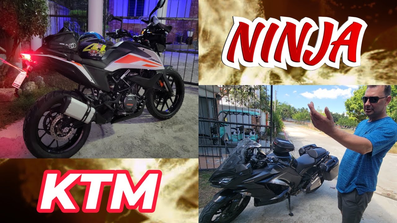 KTM 390 ADVENTURE PHILIPPINES встречает Kawasaki Ninja 1000 из Техаса и Норвегии