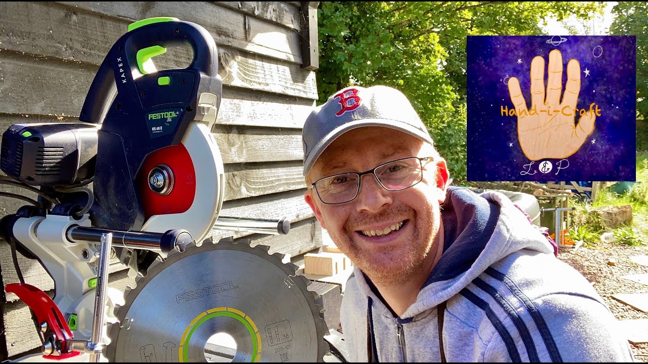 Changing the Blade on a Festool Kapex KS-60 (one handed woodworking tips #7)