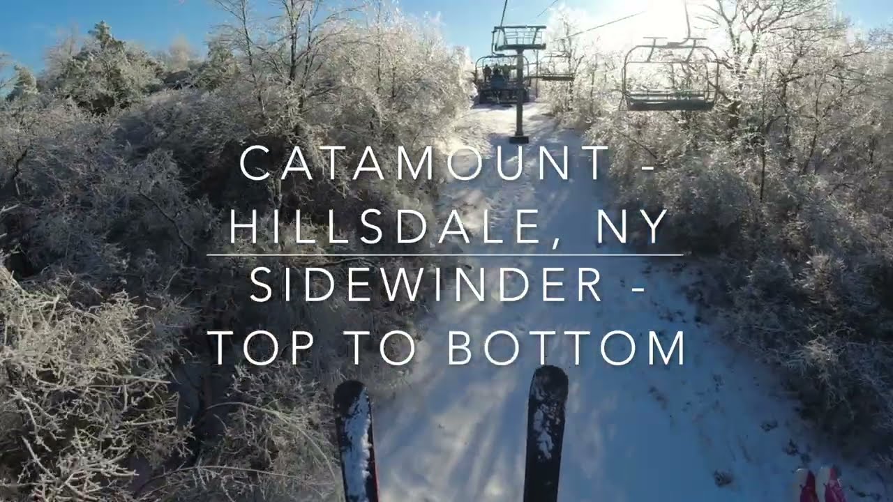 Catamount - Hillsdale, New York - Top To Bottom - SideWinder + Glade - Indy Pass - High Def. 2.7K