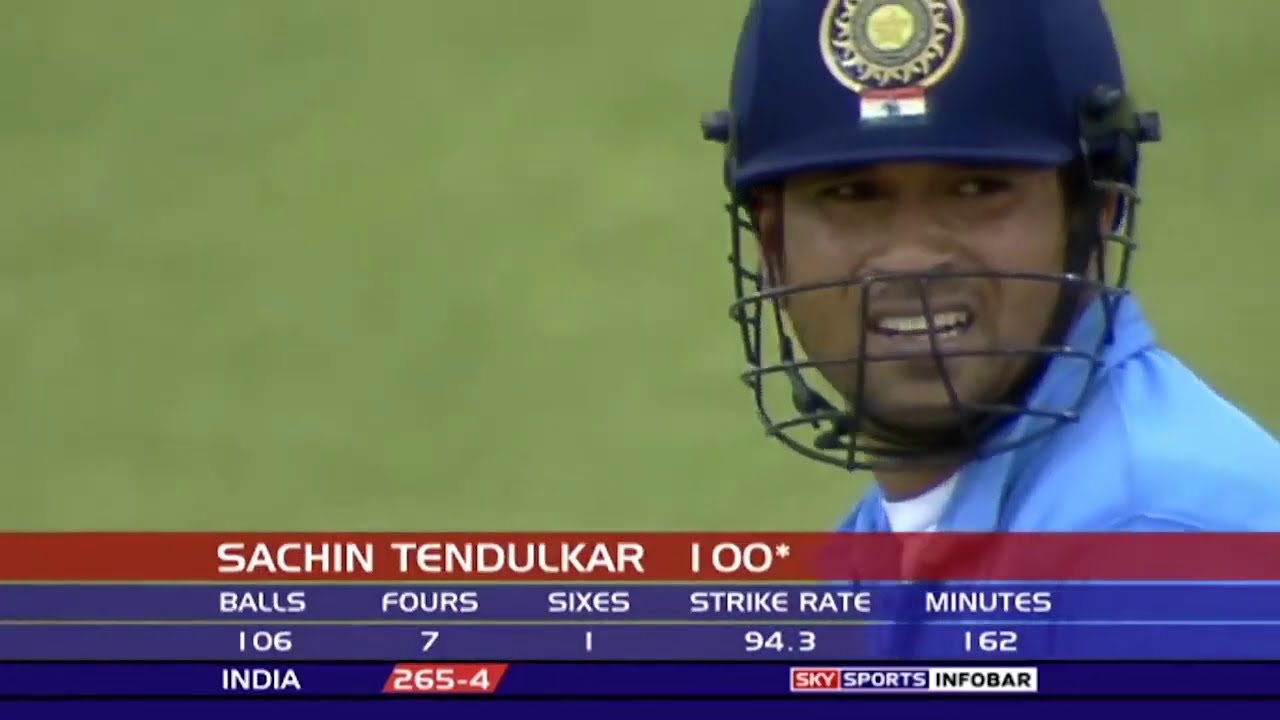 Sachin Tendulkar's 1st ODI Century In England Against England - Highlights