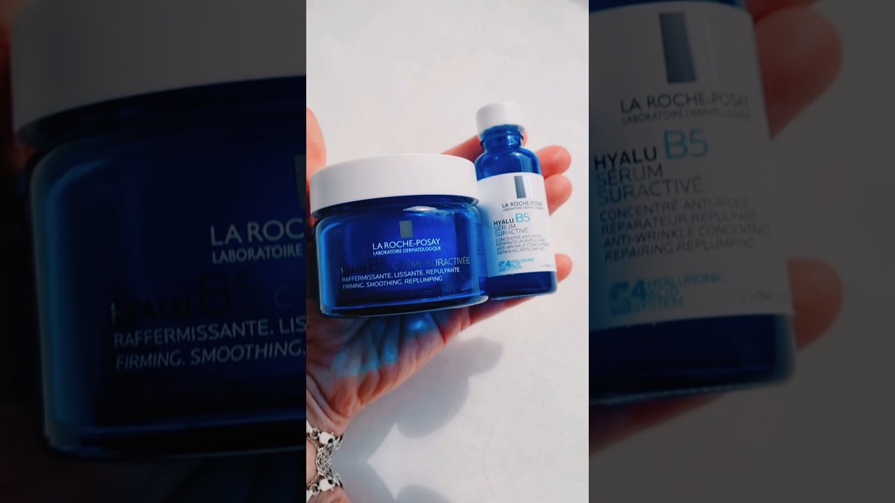 La Roche Posay Hyalu B5 Suractivated Serum & Cream 🤩 #shorts  #short #skincare