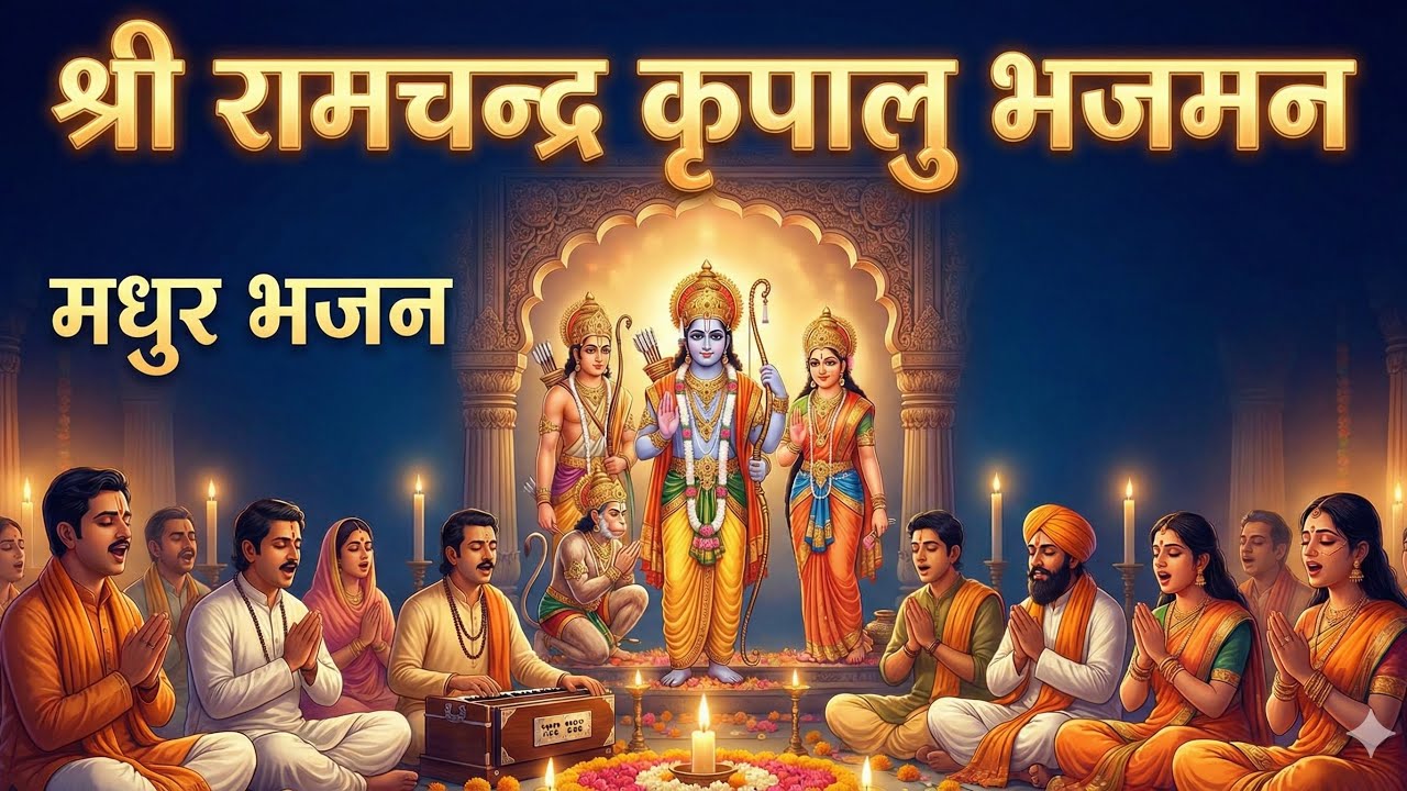 श्री रामचन्द्र कृपालु भजमन | Shree Ram Bhajan | Peaceful Ram Bhajan #bhajan 