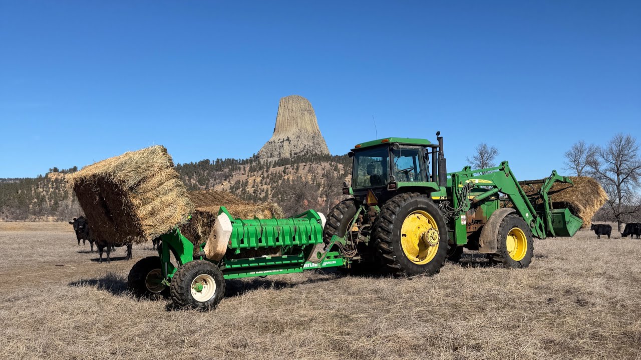 The Hustler Bale Unroller