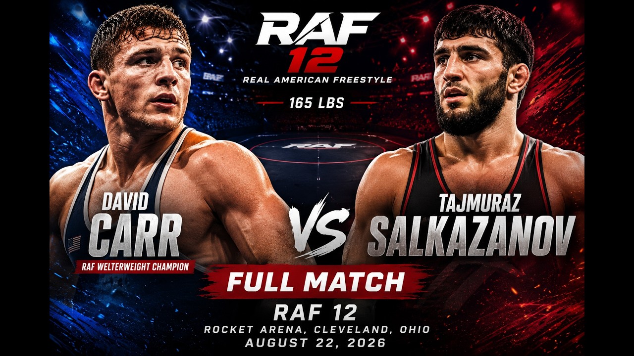 David Carr vs Tajmuraz Salkazanov Full Match  RAF Wrestling 12