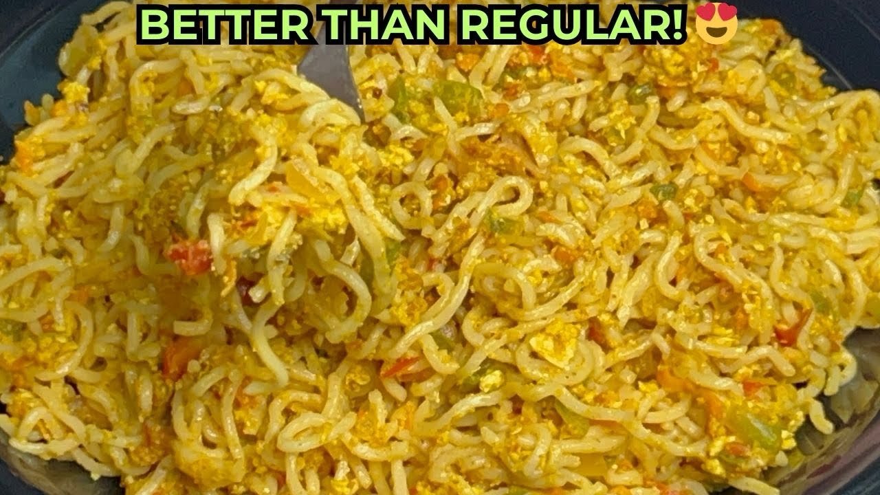 Egg Veggie Masala Maggi | Street Style Egg Noodles Recipe | 10 Min Snack