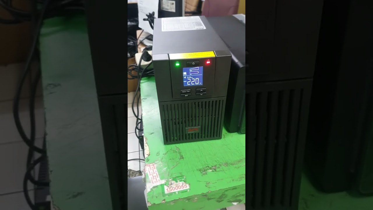 Contoh Kasus UPS APC SRV1KI Error See Manual