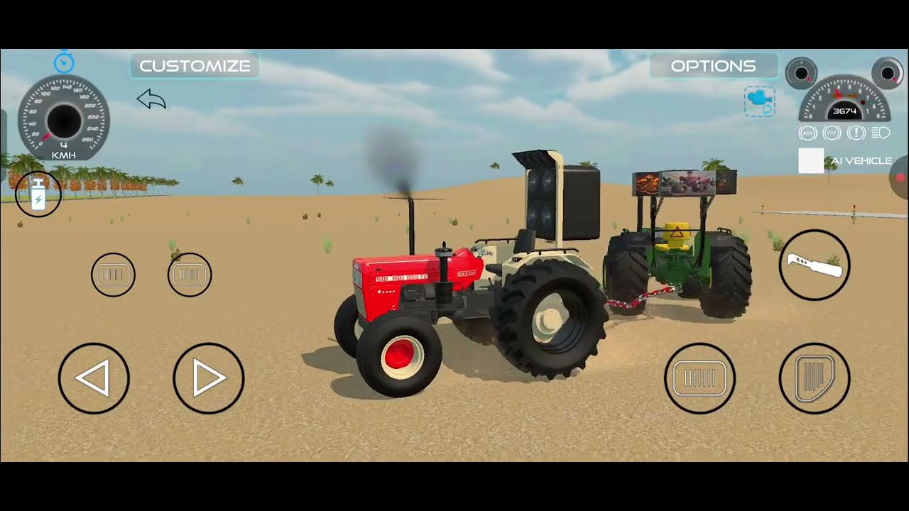 Taktor 4x4fild off roading 🏎️🎮 3d game 