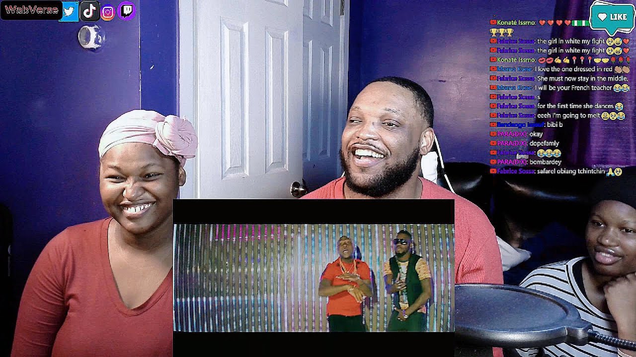 Нигерийские братья и сестры реагируют на Naughty — Davido при участии DJ Arafat (официальный виде...
