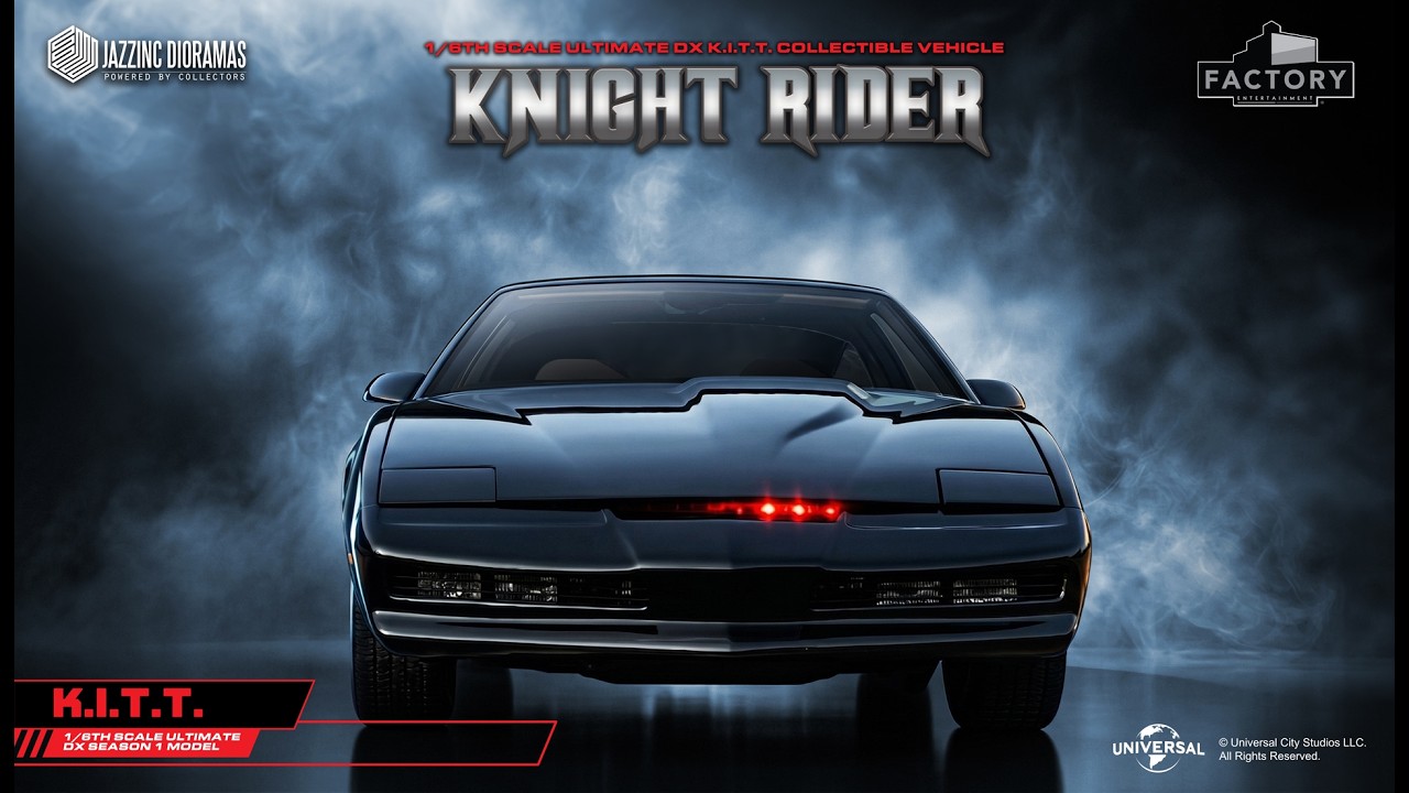 KITT Ultimate DX в масштабе 1/6 от Jazzinc Dioramas и Factory Entertainment, ограниченная серия а...