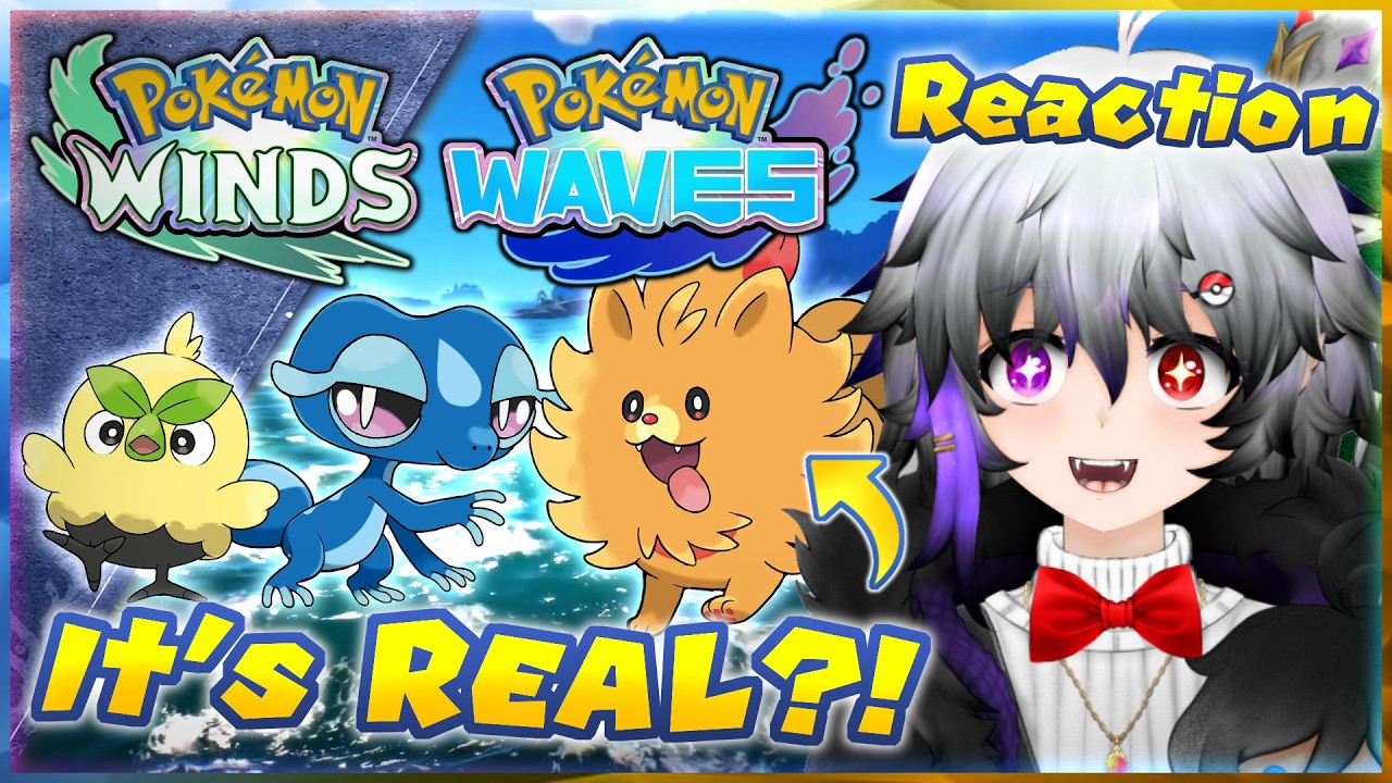 Gen 10 is Looking Promising!😍 (Pombon🥰) | Pok&eacute;mon Winds and Pok&eacute;mon Waves Reveal Trailer Reaction