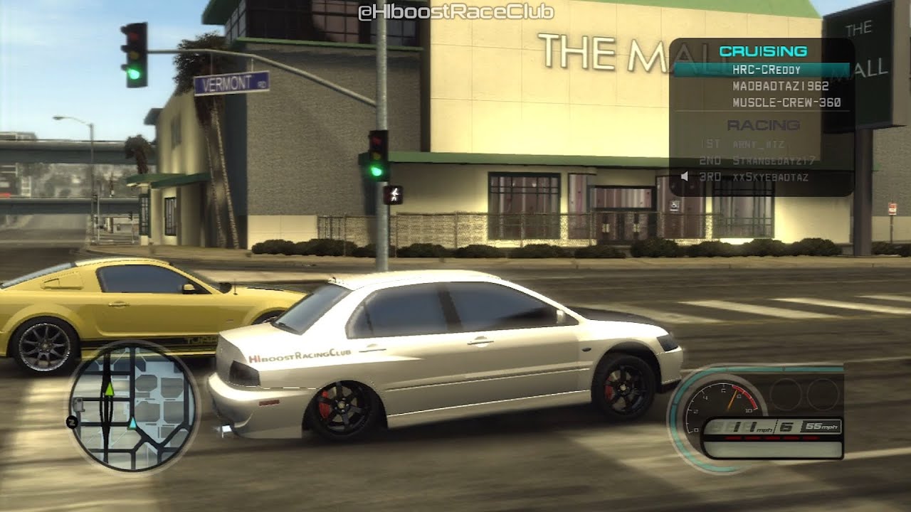 Midnight Club LA (PS3) | Drag Racing A Few Cars (Evo 9s, Skylines, & Mustangs)