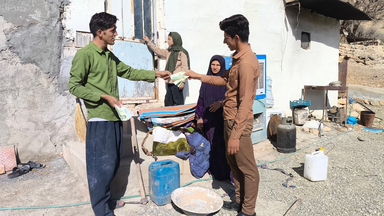 Milad returns home and finds his family in the mountains.