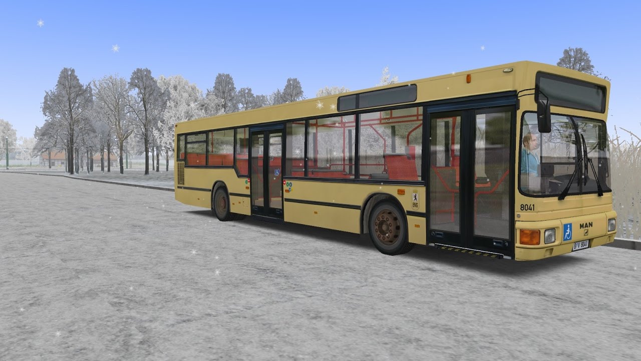 OMSI 2 | MAN NL202 Cold Start -30 Celsius in Poznan
