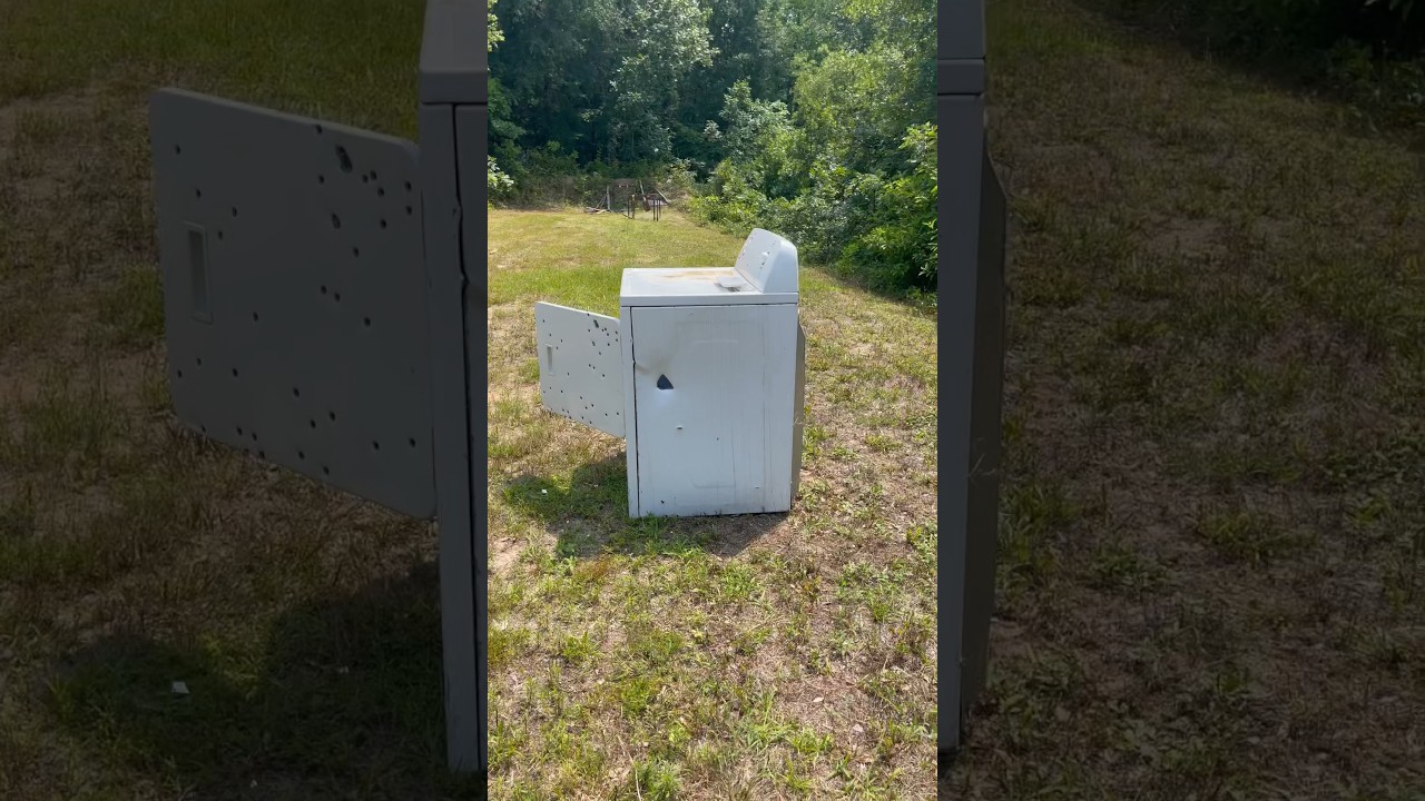 How many Pounds of Tannerite does it take to blow up a dryer