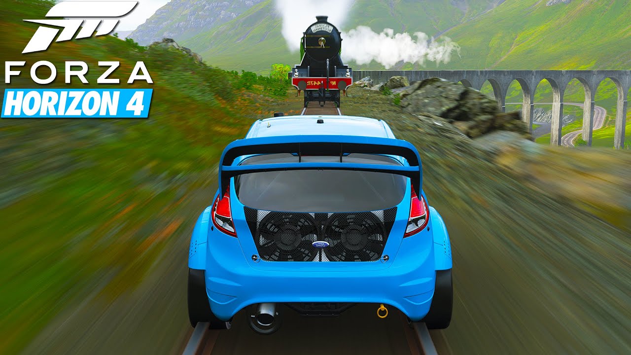 Flying Scotsman will kill my Ford in Forza Horizon 4