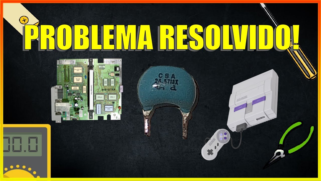 O SUPER NINTENDO QUE VOCÊS AJUDARAM A CONSERTAR - DEU MUITO BOM!!