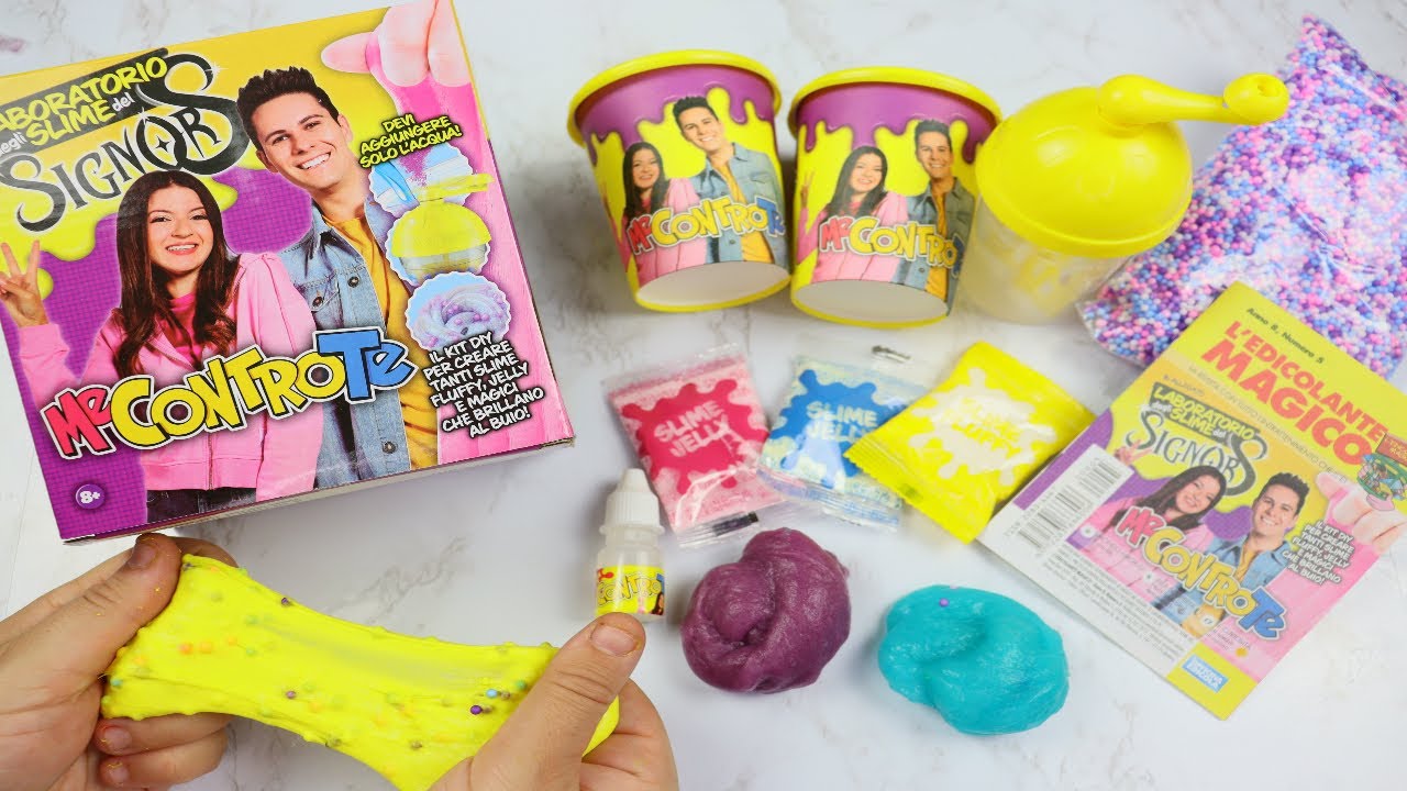 Provo il LABORATORIO SLIME del SIGNOR S e ME CONTRO TE! (SLIME SENZA COLLA)