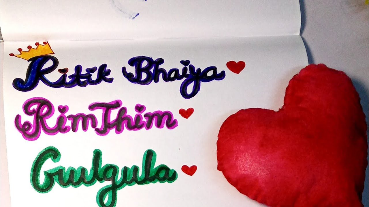 Writing Subscribers Name 📛🫶🏻🍫💞