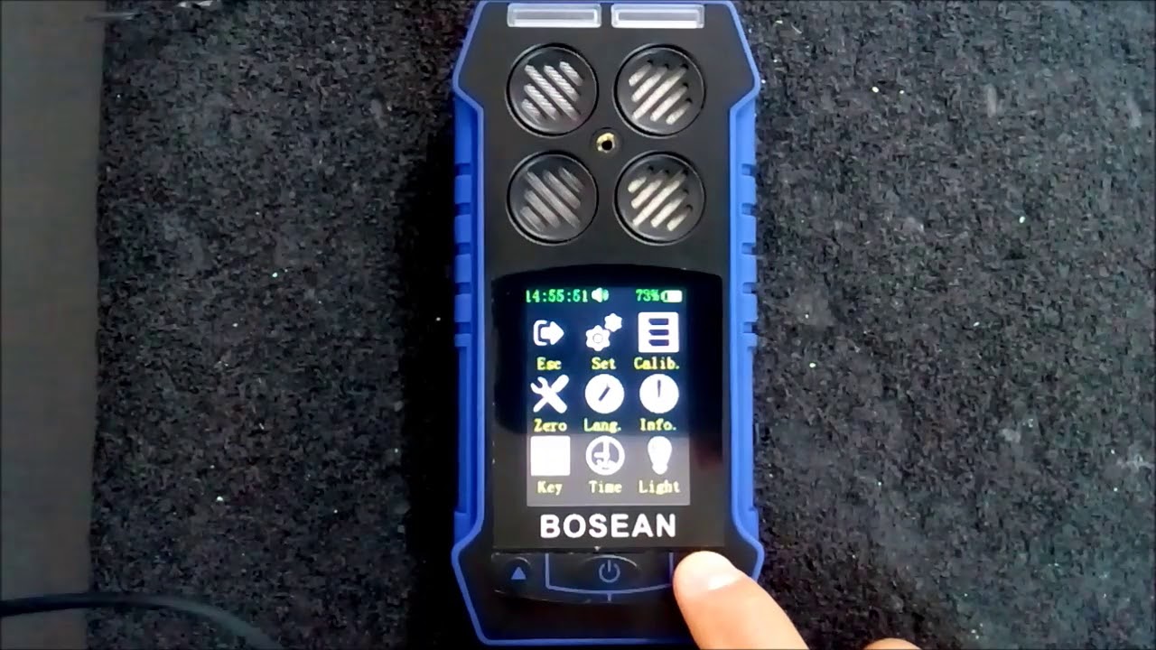 Uso detector de gases BH 4S