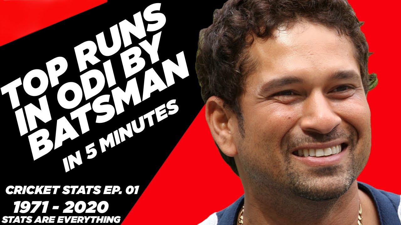 Highest Runs By a Batsman in ODI (1971 - 2020 ) | Stats Are Everything | Sports Stats Ep. 01