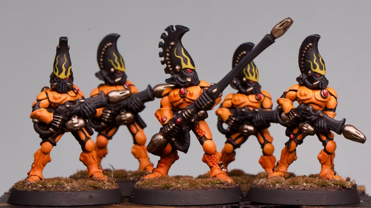 OLDHAMMER ELDAR | How to Paint Fire Dragons | New Year Old Army | WARHAMMER 40k